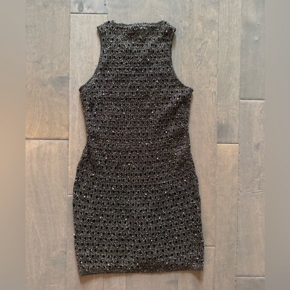 NWT House of Harlow 1960 Beaded Mesh Dress - Picture 9 of 11